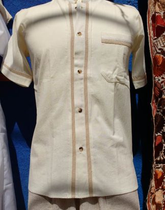 CAMISA ARTESANAL MC ALGODÓN