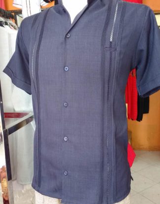 GUAYABERA LINO CHIPRE MARINO
