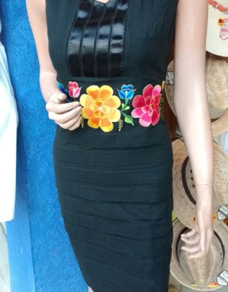 VESTIDO DE LINO TABLEADO